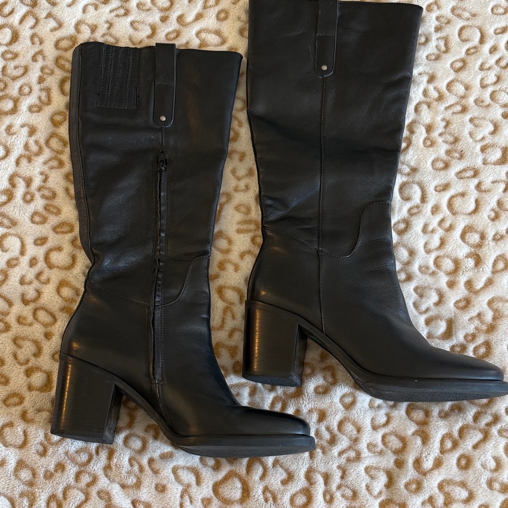 Black Matisse Mateo Leather Heeled Boots
